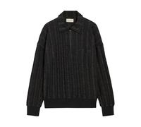 Oliver Spencer Lorimer Two-toned Cotton-blend Polo Jumper - Black - S