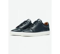 Oliver Sweeney Almada Mens Perforated Leather Trainers - Navy - Navy - UK12 EU46 US13