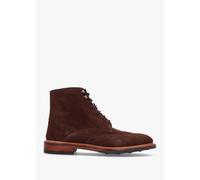 OLIVER SWEENEY Blackwater Chocolate Suede Brogue Boots Mens Shoe Size: