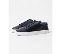 Oliver Sweeney Hayle Antiqued Calf Leather Mens Trainers - Navy - Navy - UK7 EU41 US8