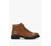 OLIVER SWEENEY Mens Helford Leather Hiker Boots In Dark Tan Mens Shoe Size: 6, Colour: Tan Leather