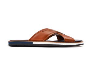Oliver Sweeney Mens Memphis Sandals - Tan Leather - Size UK 8