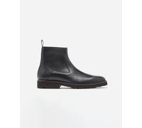 Oliver Sweeney Swanley Mens Milled Calf Leather Zip Boots - Black - Black - UK10 EU44 US11