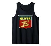 Oliver Tractor, Finest Machinery, Vintage Farm Equipment Tank Top