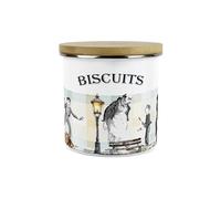 Oliver Twist Biscuit Tin - Charles Dickens 1.2L Large Enamel Kitchen Storage Container Gifts for Book Lovers