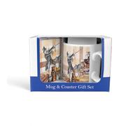 Oliver Twist Mug & Coaster Gift Boxed Set - Bill Sikes' on the Rooftops