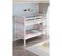 Slumberworx Oliver White Wooden Bunk Bed - Single