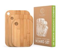 Oliver's Kitchen - Wooden Bamboo Chopping Board Set