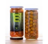 Olives Aliñada Mojo Picón 700 g - Andalusian Essence - Product of Jaén (15 Units)