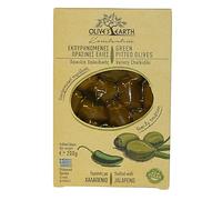 Olive's Earth Greek Green Pitted Olives Stuffed with Jalapeno Chalkidiki Variety, Pack of 4 x 200g (Total: 800g)