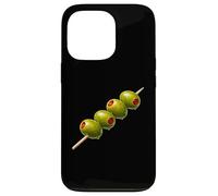 Olives Martini Cocktail Garnish On Toothpick Lover Bar Drink Case for iPhone 13 Pro