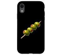 Olives Martini Cocktail Garnish On Toothpick Lover Bar Drink Case for iPhone XR