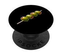 Olives Martini Cocktail Garnish On Toothpick Lover Bar Drink PopSockets Adhesive PopGrip