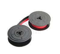 Olivetti Typewriter Tape Double Spool Fabric Replacement Black/Red, Compatible with Olivetti, Hantares Valentine, Lepton, Irish and Other Ribbon Models (1)