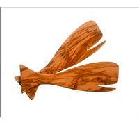 Olivewood Whale Shaped Salad Servers