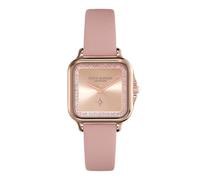 Olivia Burton 24000122 Grosvenor Pink Leather Strap Watch - W28194