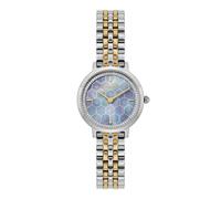 Olivia Burton 28mm Honeycomb Ultra Slim Chalk Blue Dial & Two Tone Stainless Steel Bracelet Watch