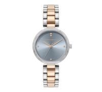 Olivia Burton 32mm T-Bar Chalk Blue Dial & Two Tone Stainless Steel Bracelet Watch