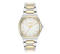 Olivia Burton 34mm Lustre Stainless Steel & Gold IP Watch