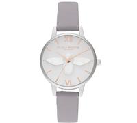 Olivia Burton 3D Bee OB16AM163 - Woman - 30 mm - Analogue - Quartz - Mineral Glass Silver 12 mm
