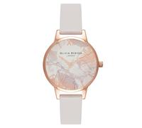 Olivia Burton Abstract Florals Women's Pink Strap Watch