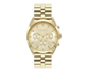 Olivia Burton Analogue Multifunction Quartz Watch for Women City Classic Collection with Gold Colored Stainless Steel Bracelet - 24000189