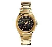 Olivia Burton Analogue Multifunction Quartz Watch for Women Lustre Collection with Stainless Steel Bracelet
