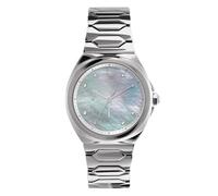 Olivia Burton Analogue Multifunction Quartz Watch for Women Lustre Collection with Stainless Steel Bracelet