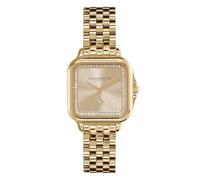 Olivia Burton Analogue Quartz Watch for Women Grosvenor Collection with Gold Colored Stainless Steel Bracelet - 24000084