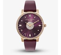 Olivia Burton Beaulieu Cherry Dial Crystal Set Watch 24000303