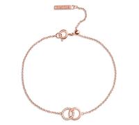 Olivia Burton Bejewelled Interlink Rose Gold Chain Bracelet
