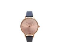 Olivia Burton Big Dial Navy and Rose Gold Women's Watch