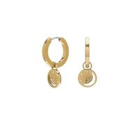 Olivia Burton Celestial Sun Ladies' Gold Tone Moon Disc Link Hoop Earrings