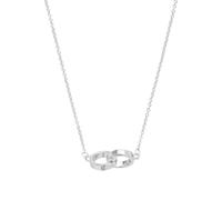 Olivia Burton Silver Interlink Necklace OBJ16ENN54