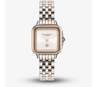 Olivia Burton Classic Two Tone Crystal Bezel White Dial Watch 24000125