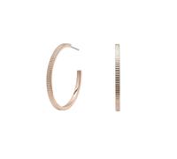 Olivia Burton Classic Women's Linear Carnation Gold Tone Hoop Earrings