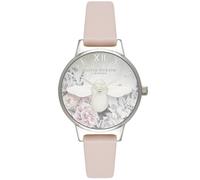 Olivia Burton Glasshouse OB16GH09 - Woman - 30 mm - Analogue - Quartz - Mineral Glass Silver 12 mm