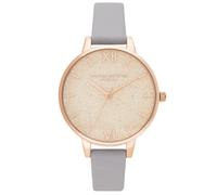 Olivia Burton Glitter Bee OB16GD45 - Woman - 34 mm - Analogue - Quartz - Mineral Glass Rose gold 12 mm