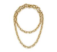 Olivia Burton Gold IP Honeycomb Geo Chain Link Necklace