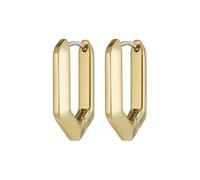 Olivia Burton Gold IP Honeycomb Geo Hoop Earrings