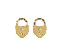 Olivia Burton Lock Heart Toggle Gold Plated Stud Earrings