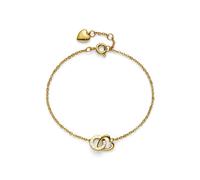 Olivia Burton Gold Kindred Interlink Heart Bracelet