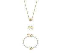 Olivia Burton Gold Kindred Interlink Openwork Heart Set - Gold