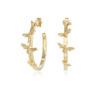 Olivia Burton Gold Lucky Bee Hoop Earrings - Gold