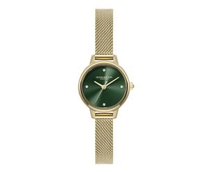 Olivia Burton Gold Mini Classic Green Watch