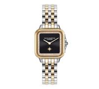 Olivia Burton Grosvenor Women's Black Dial Two Tone Gold Tone Bracelet Watch