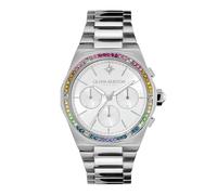 Olivia Burton Hexa Women's Crystal & Stainless Steel Bracelet Watch