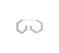 Olivia Burton Honeycomb Ladies' Stainless Steel Hoop Earrings