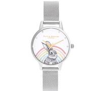 Olivia Burton Illustrated Animals OB16WL89 - Woman - 30 mm - Analogue - Quartz - Mineral Glass Multi coloured 12 mm