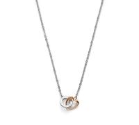 Olivia Burton Kindred Interlink Women's Stainless Steel & Rose Gold IP Necklace